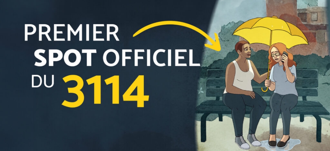 Le 31 14 lance son premier spot vidéo de prévention au suicide